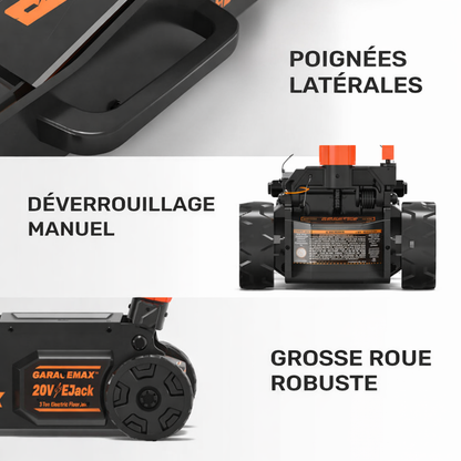 RGM-3T, 3 Ton Electric Floor Jack, Low Profile Aluminum & Steel